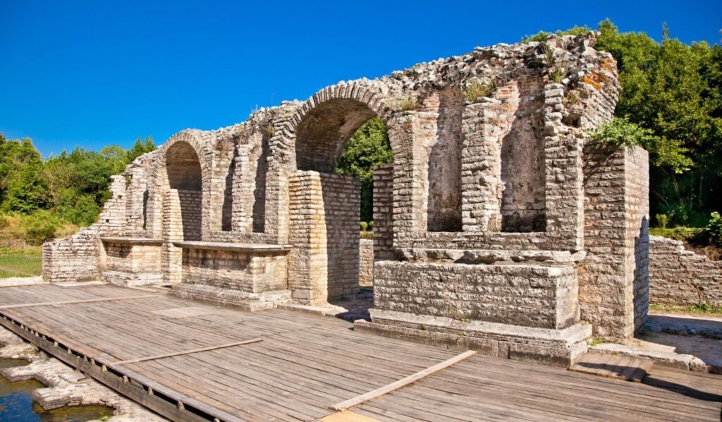 Ancient Theater Butrint National Park Albania find saranda