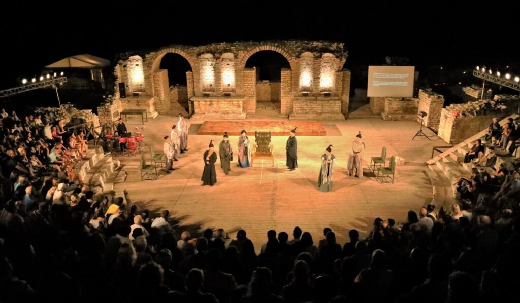 Ancient Theater Butrint National Park Albania find saranda