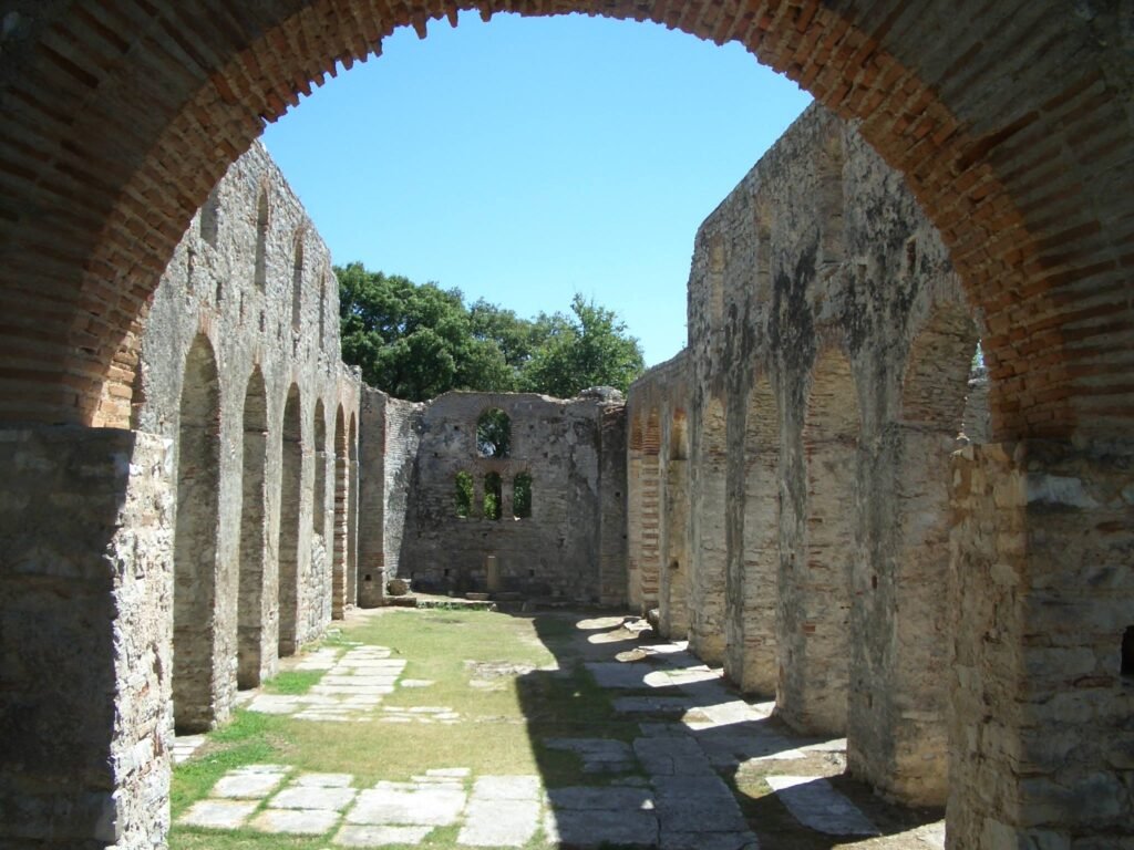Ancient Church Butrint National Park Albania find saranda